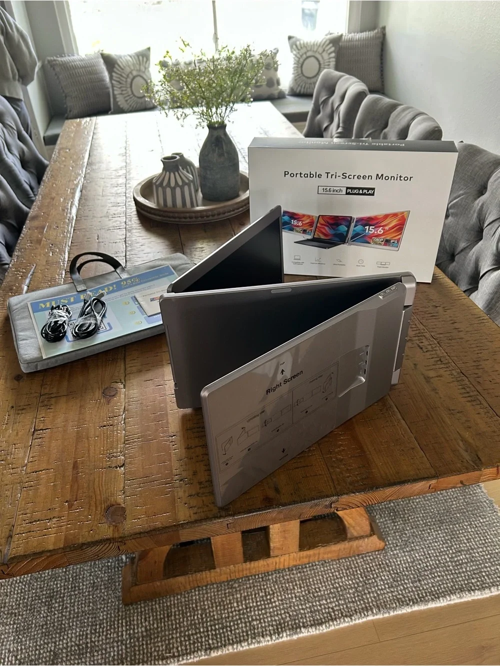 KYY Laptop Screen Extender - silver